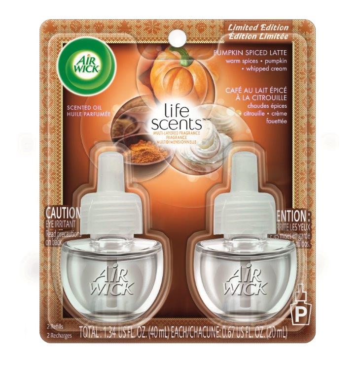 AIR WICK Scented Oil  Pumpkin Spiced Latte Discontinued